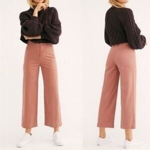 FREE PEOPLE Patti Pant In Rose Size 26